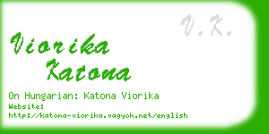 viorika katona business card